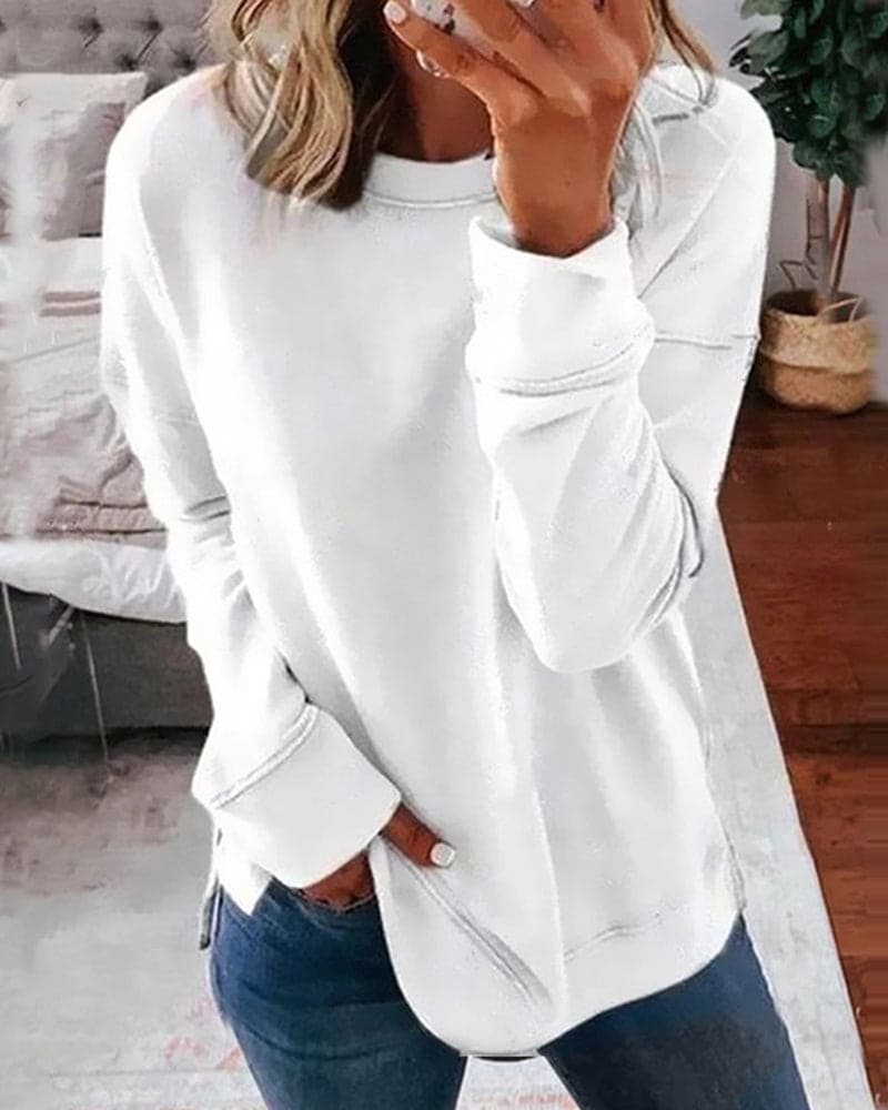 Soft Crewneck Sweatshirt for Women