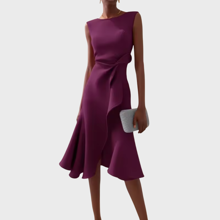 Sleeveless Flowy Midi Dress for Women