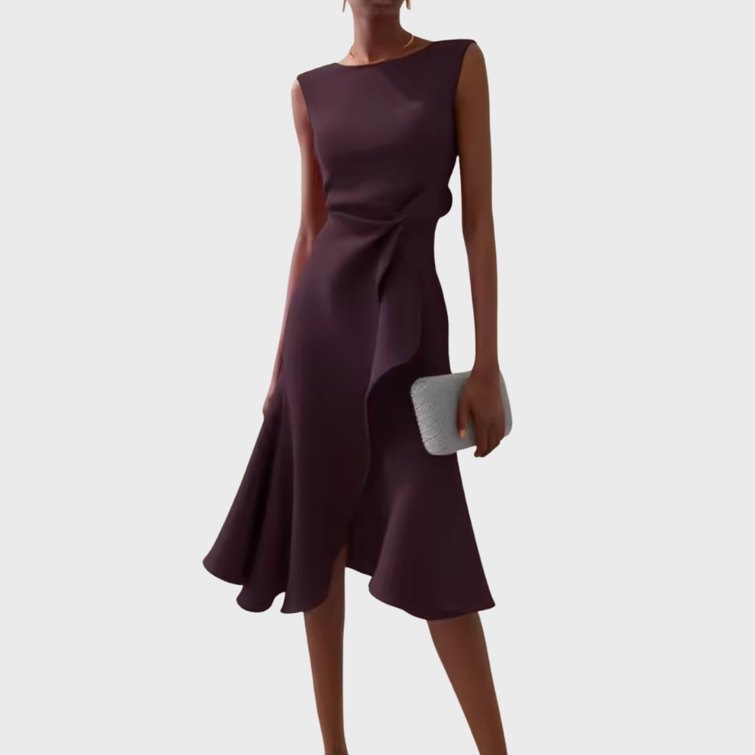 Sleeveless Flowy Midi Dress for Women