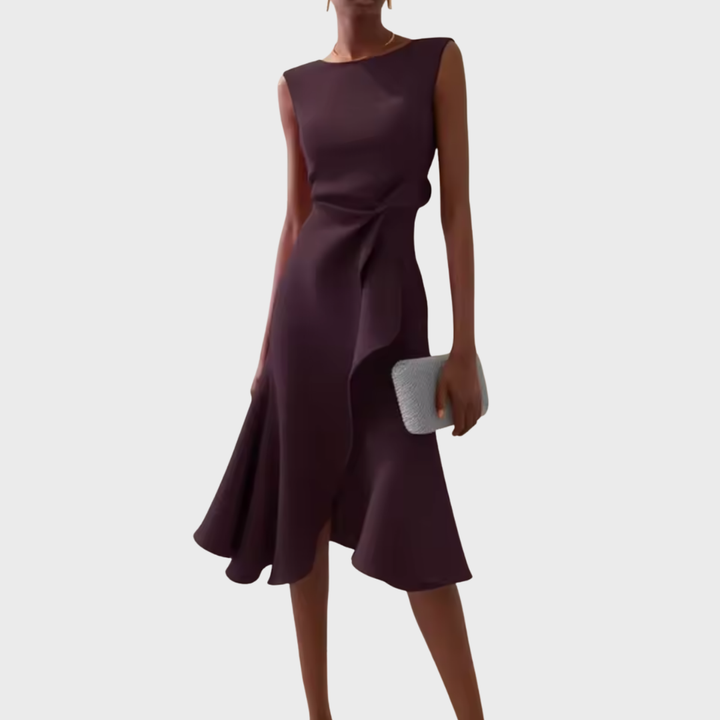 Sleeveless Flowy Midi Dress for Women