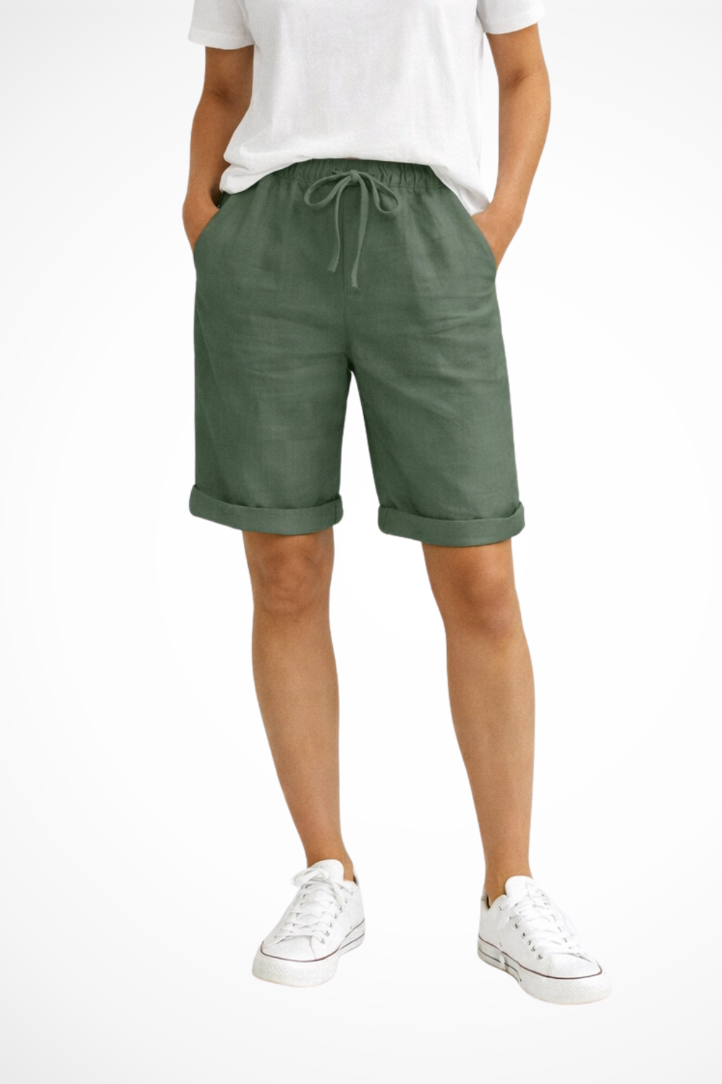 Linen Capri Pants for Women