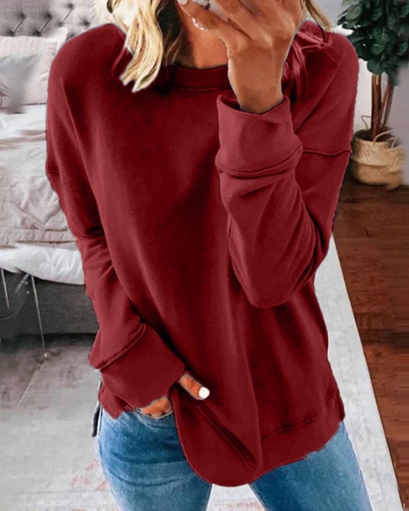 Soft Crewneck Sweatshirt for Women