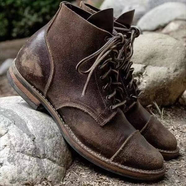 Leather Ankle Boots for Men