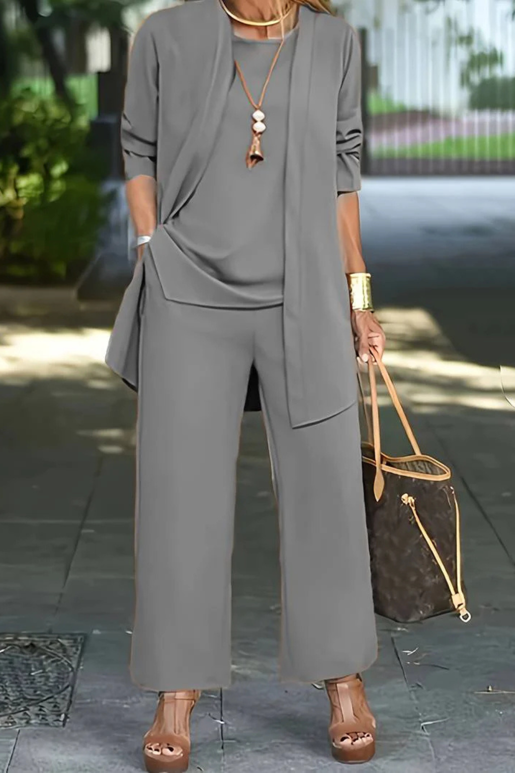 Tailored 3 Piece Suit Set for Women