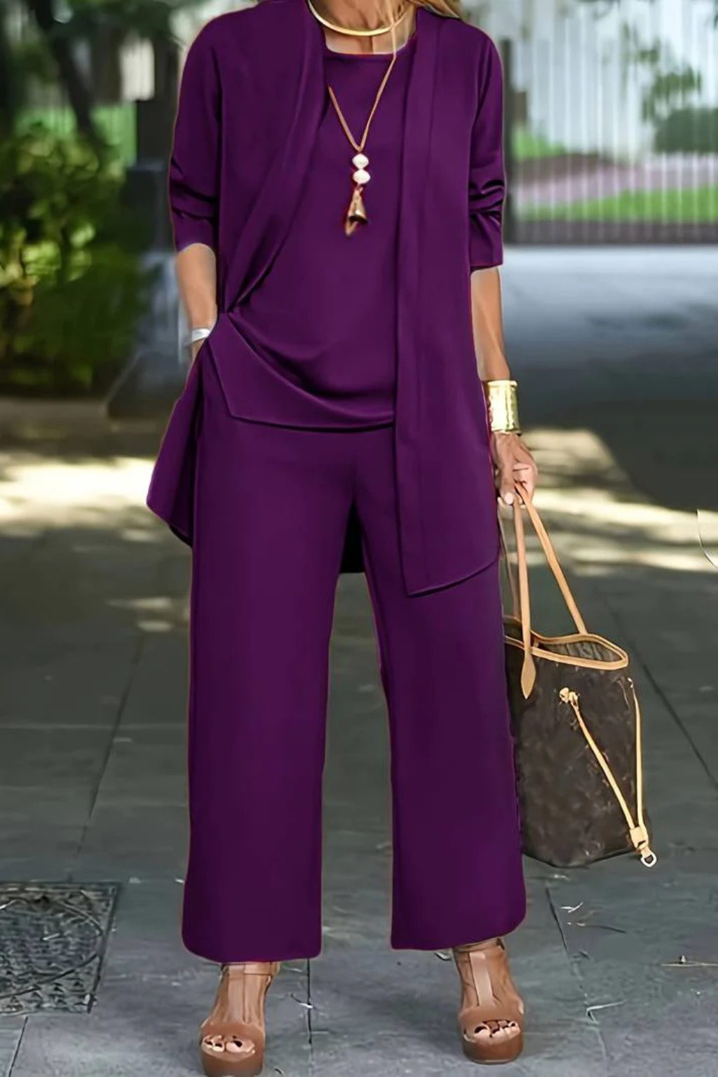 Tailored 3 Piece Suit Set for Women