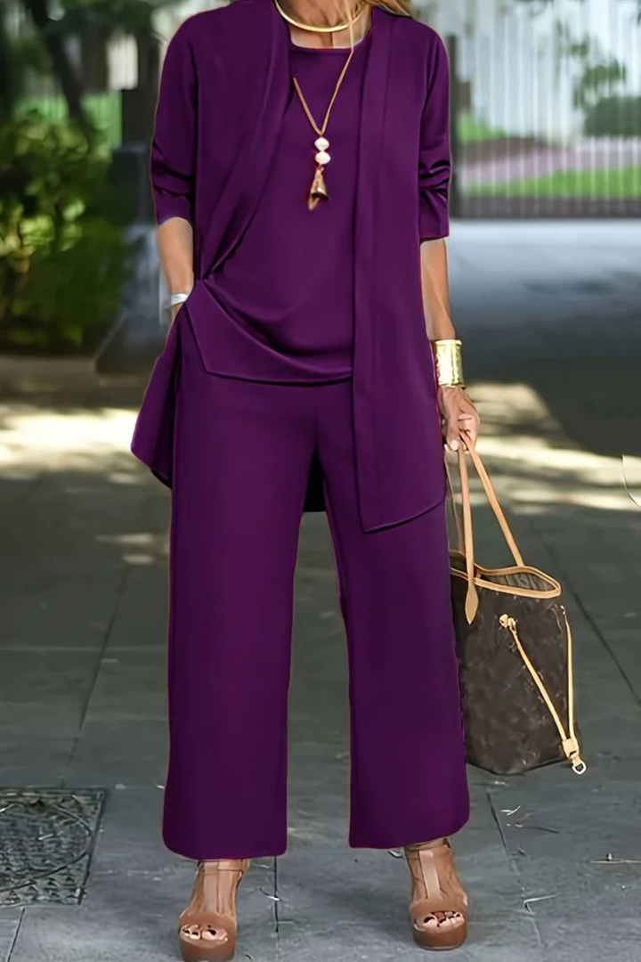 Tailored 3 Piece Suit Set for Women