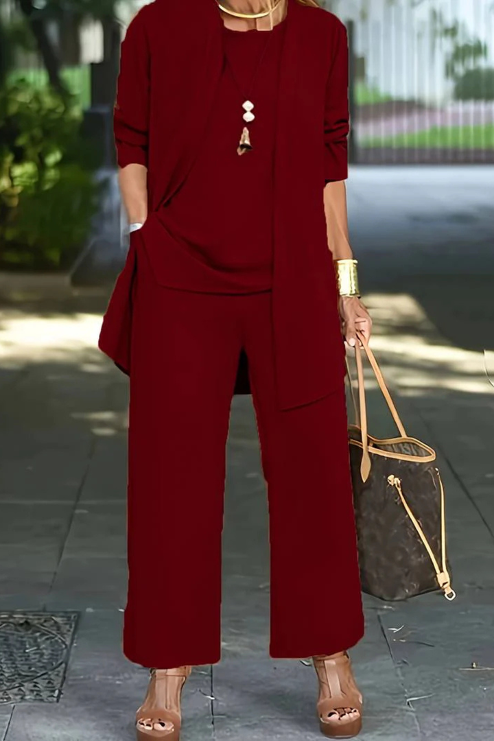 Tailored 3 Piece Suit Set for Women