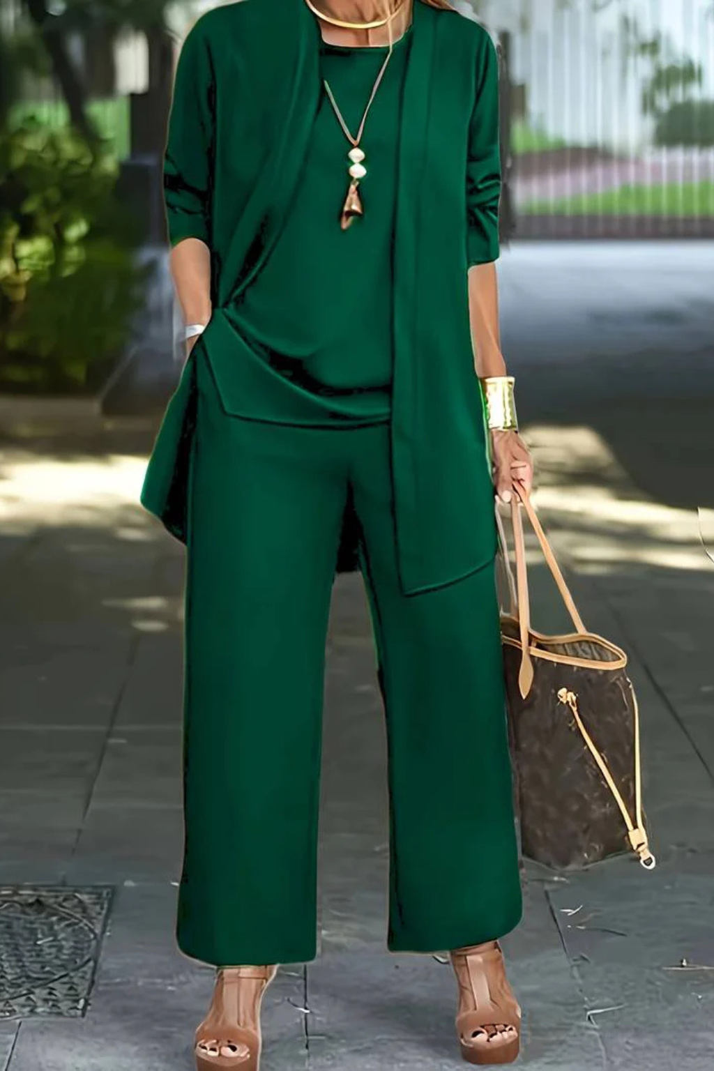 Tailored 3 Piece Suit Set for Women