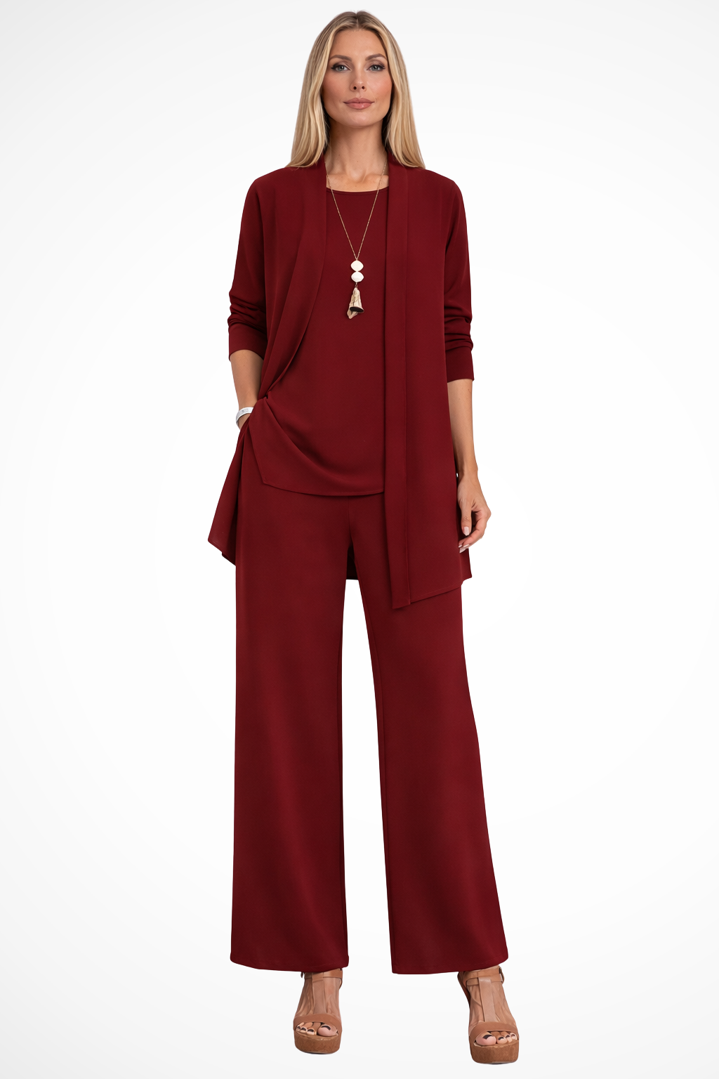 Tailored 3 Piece Suit Set for Women