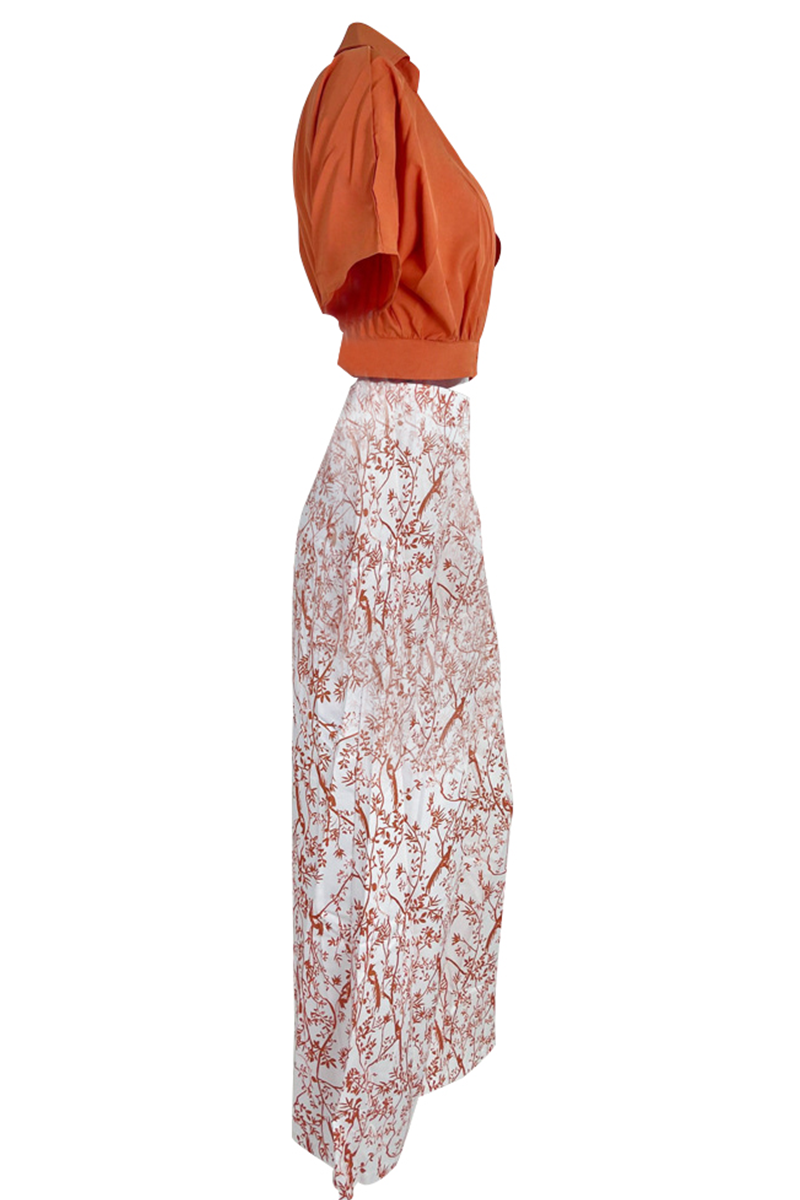Two-Piece Top and Trouser Set for Women