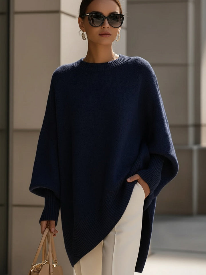 Oversized Knit Pullover Sweater for Women