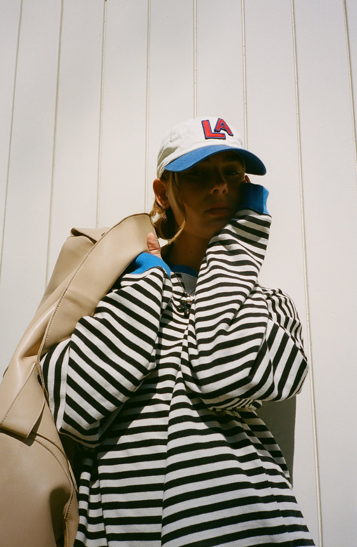 Striped Oversized Sweater for Women