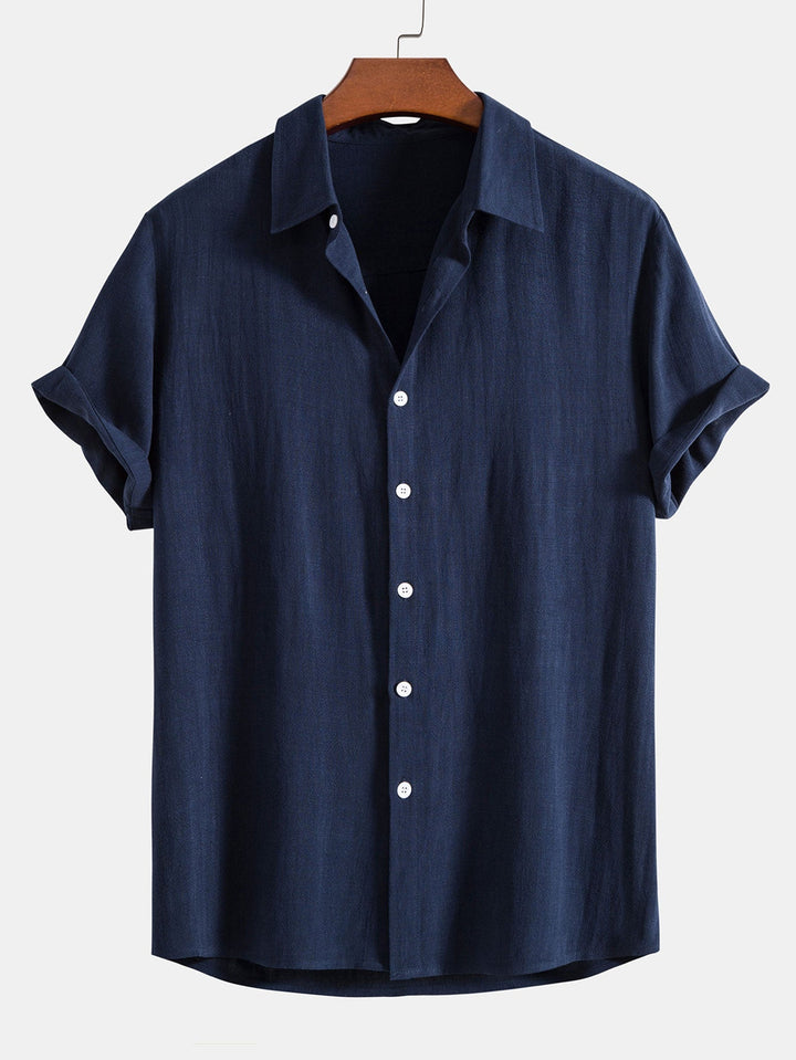 Short Sleeve Shirt and Pants Set for Men