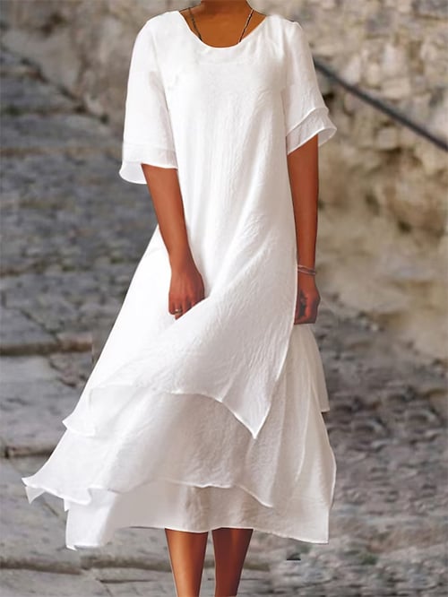 Elegant Linen Dress | Soft and Breathable