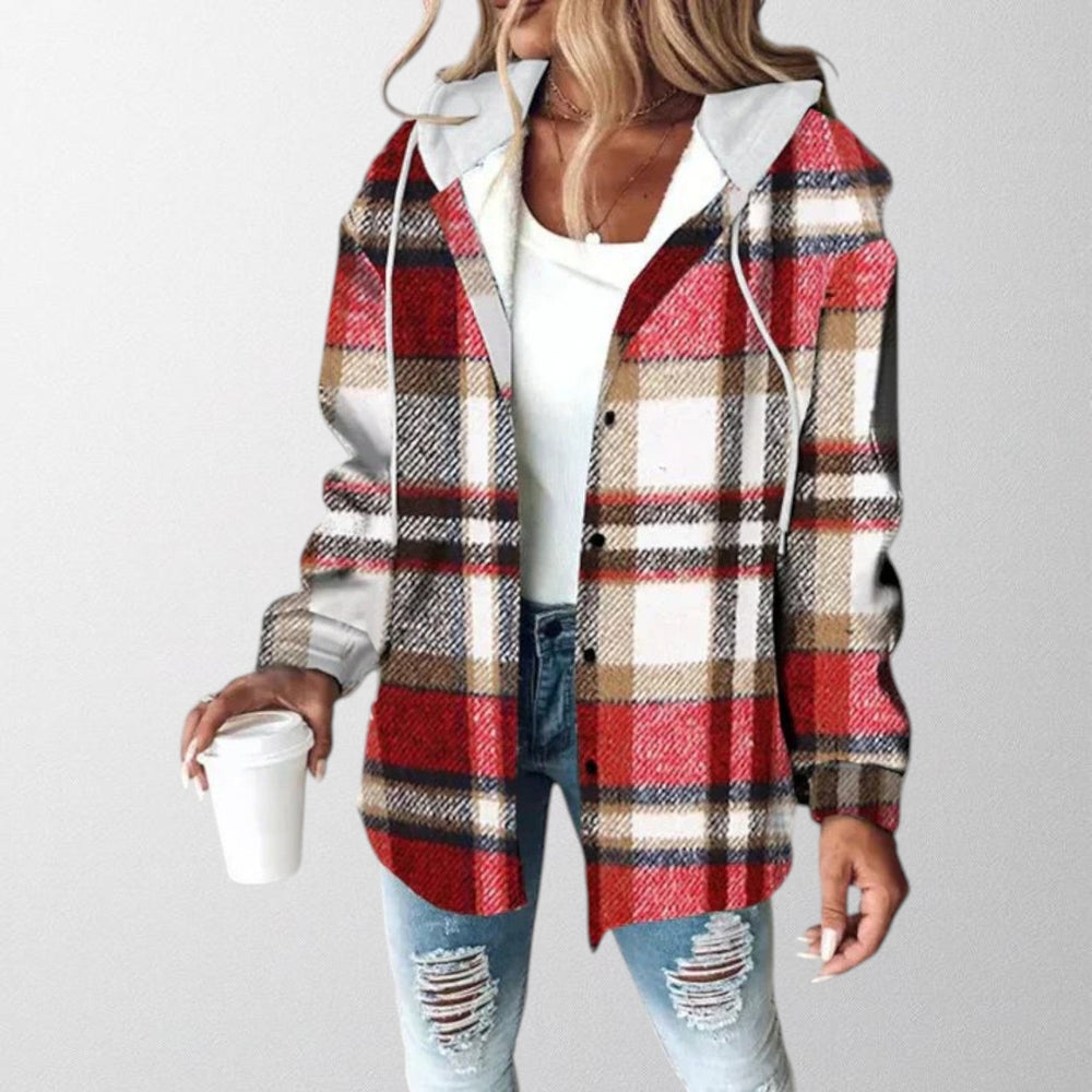 Relaxed Fit Hooded Jacket for Women
