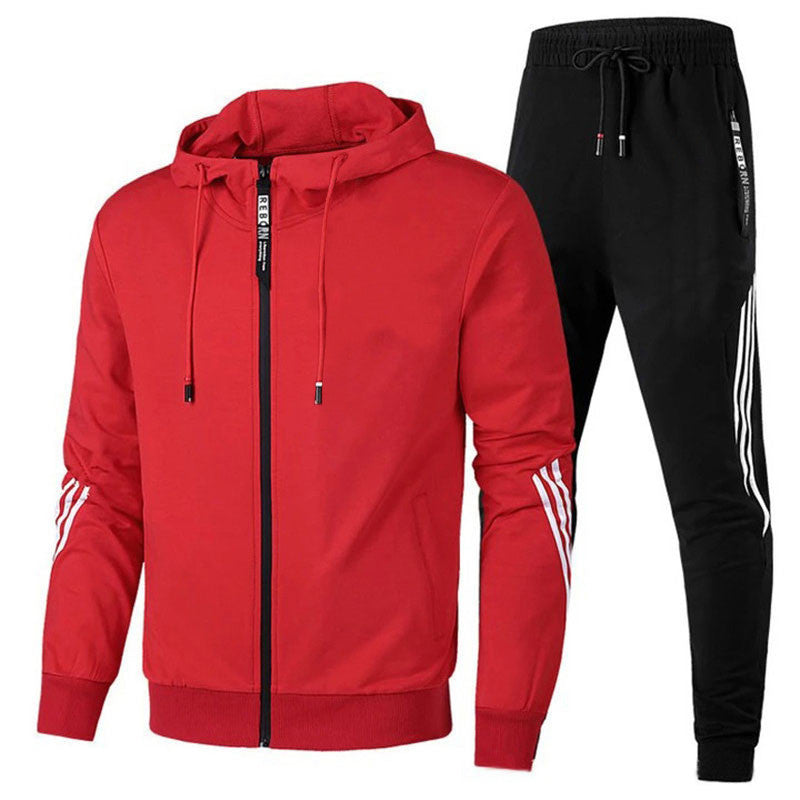 Relaxed Fit Two Piece Tracksuit for Men