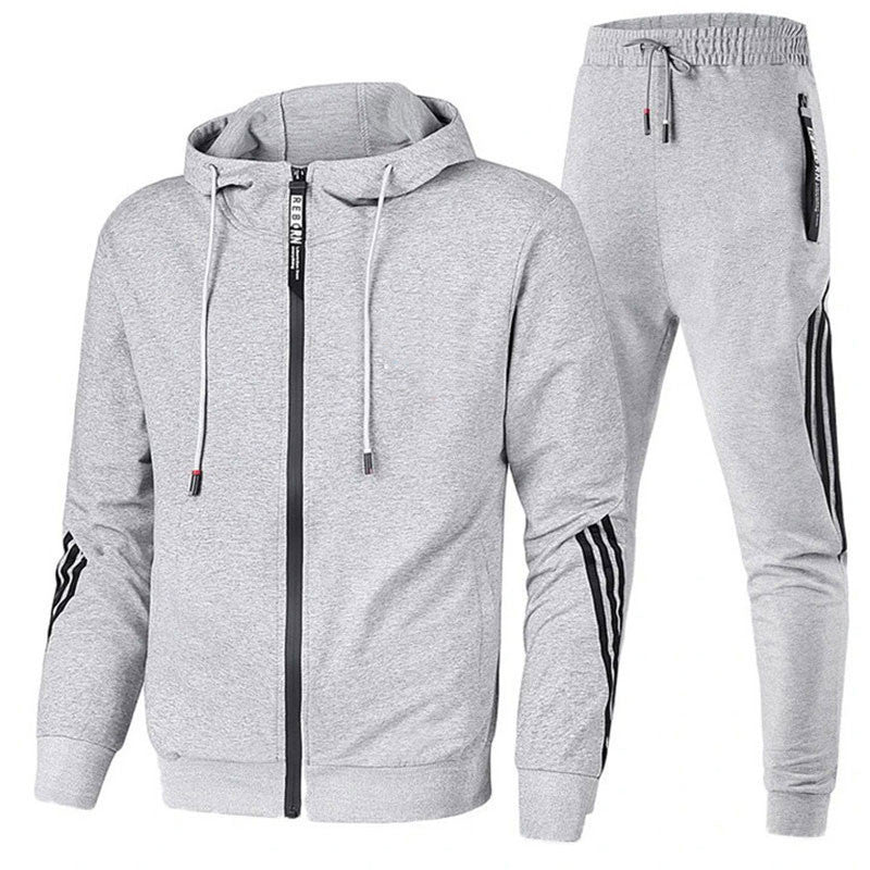 Relaxed Fit Two Piece Tracksuit for Men