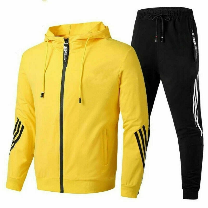 Relaxed Fit Two Piece Tracksuit for Men