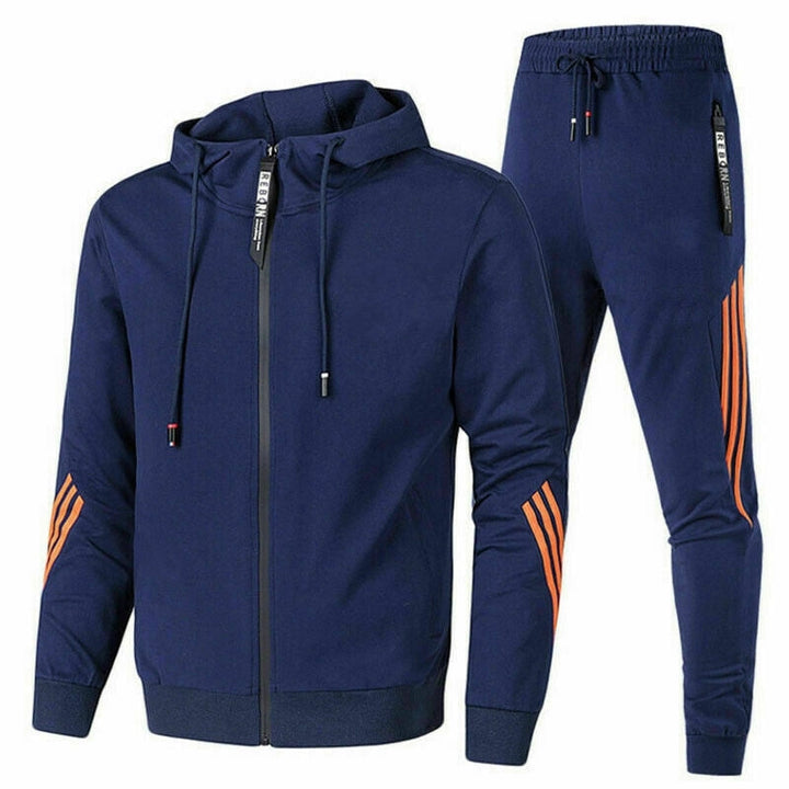 Relaxed Fit Two Piece Tracksuit for Men