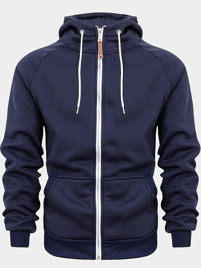 Full Zip Hooded Sweatshirt for Men
