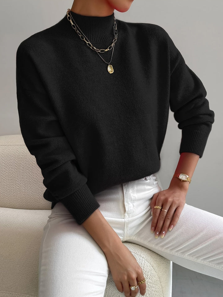 Soft Knit Crew Neck Sweater for Women