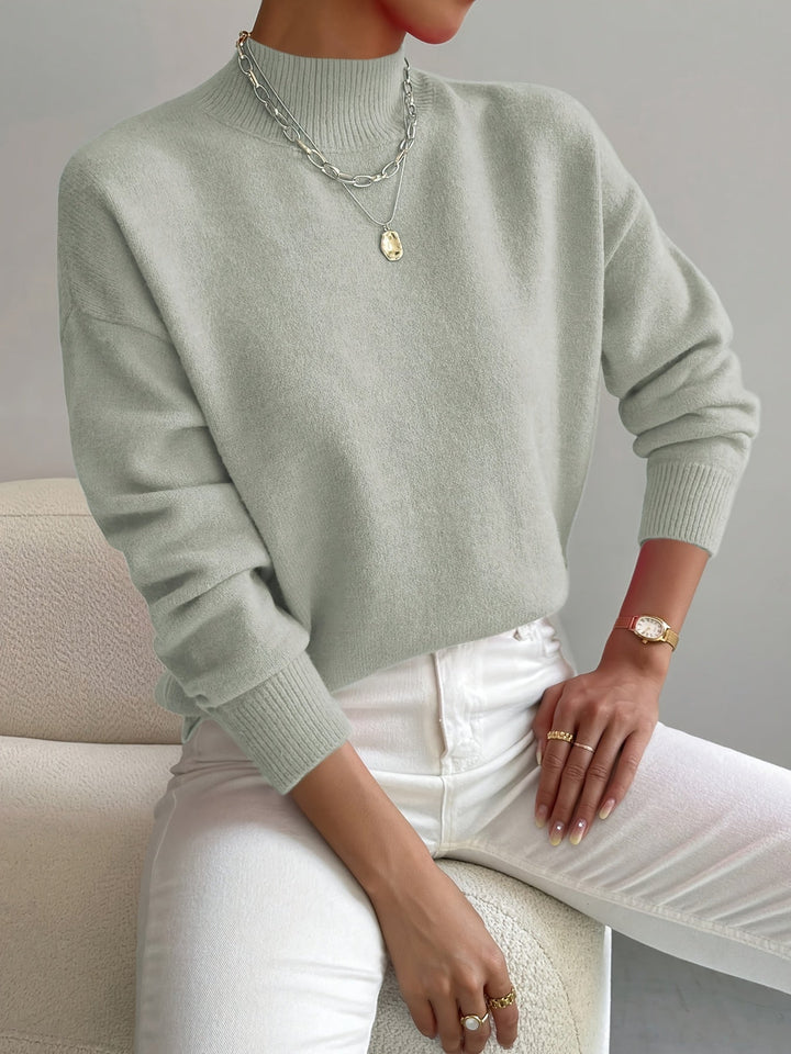 Soft Knit Crew Neck Sweater for Women