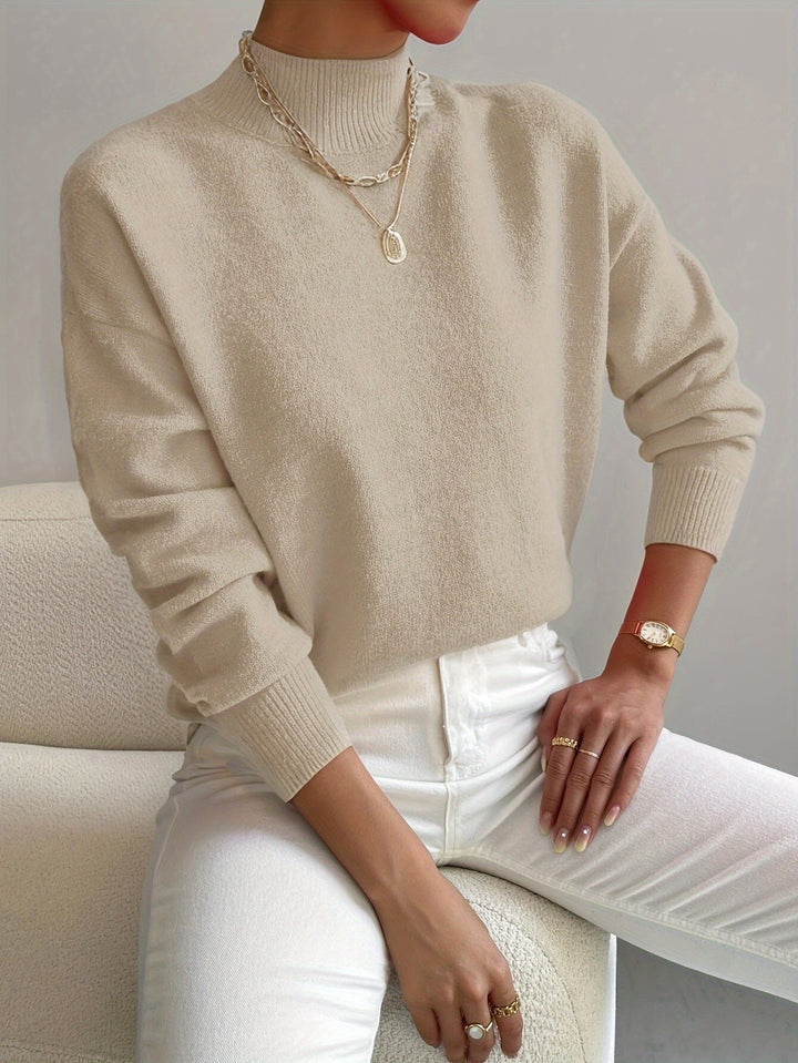 Soft Knit Crew Neck Sweater for Women