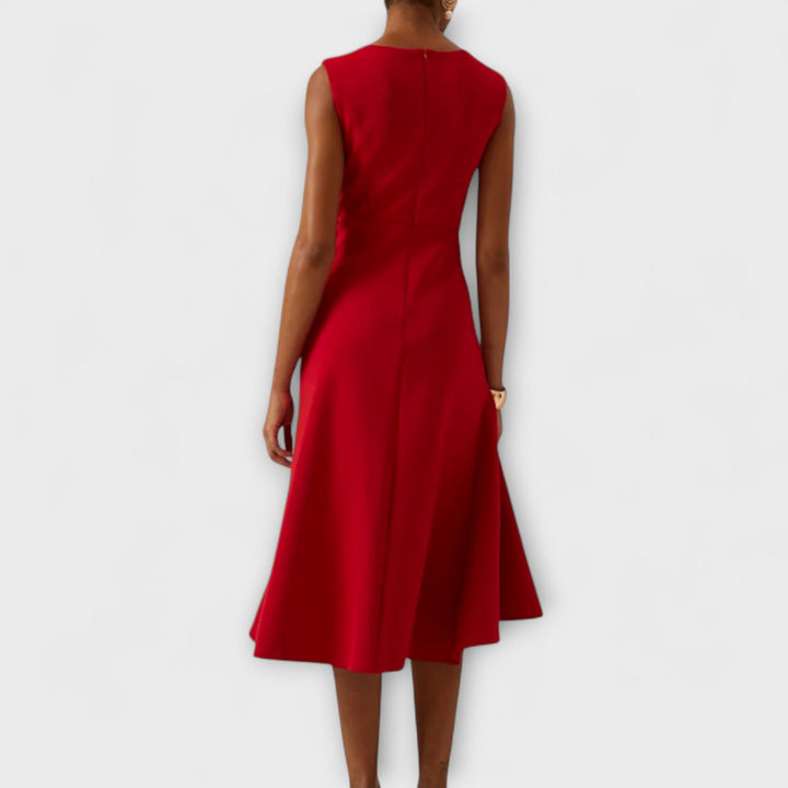 Sleeveless Flowy Midi Dress for Women