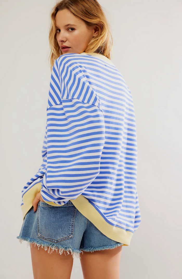 Striped Oversized Sweater for Women