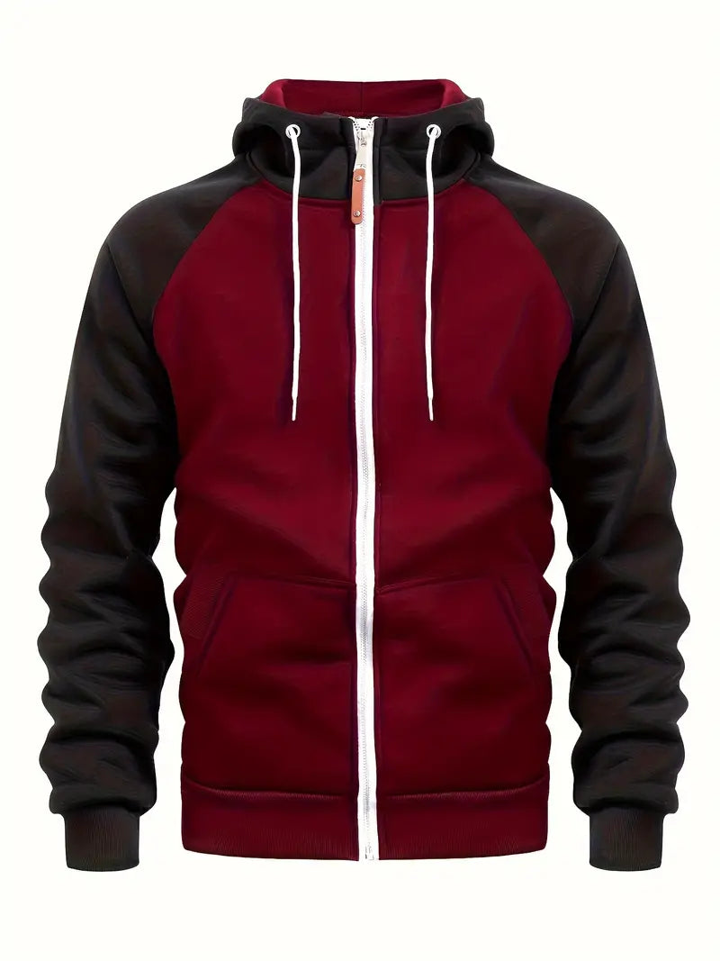 Full Zip Hooded Sweatshirt for Men