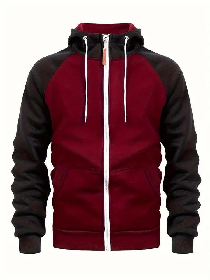 Full Zip Hooded Sweatshirt for Men