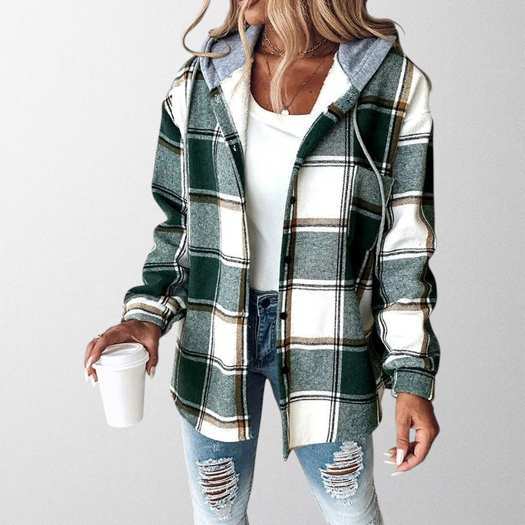 Relaxed Fit Hooded Jacket for Women