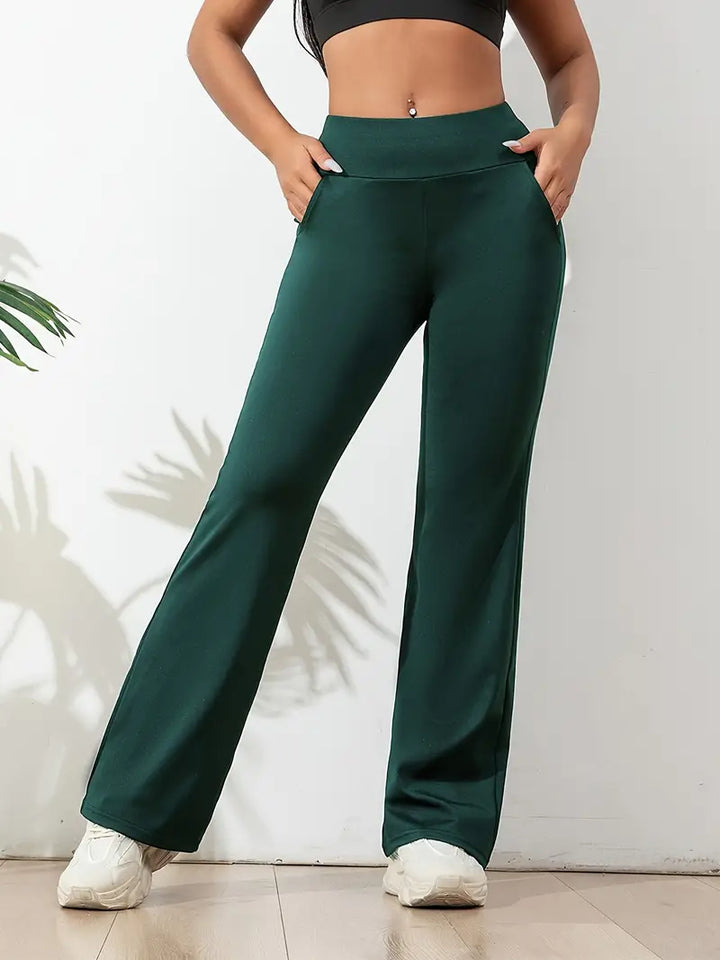 High-Waisted Flared Active Pants for Women