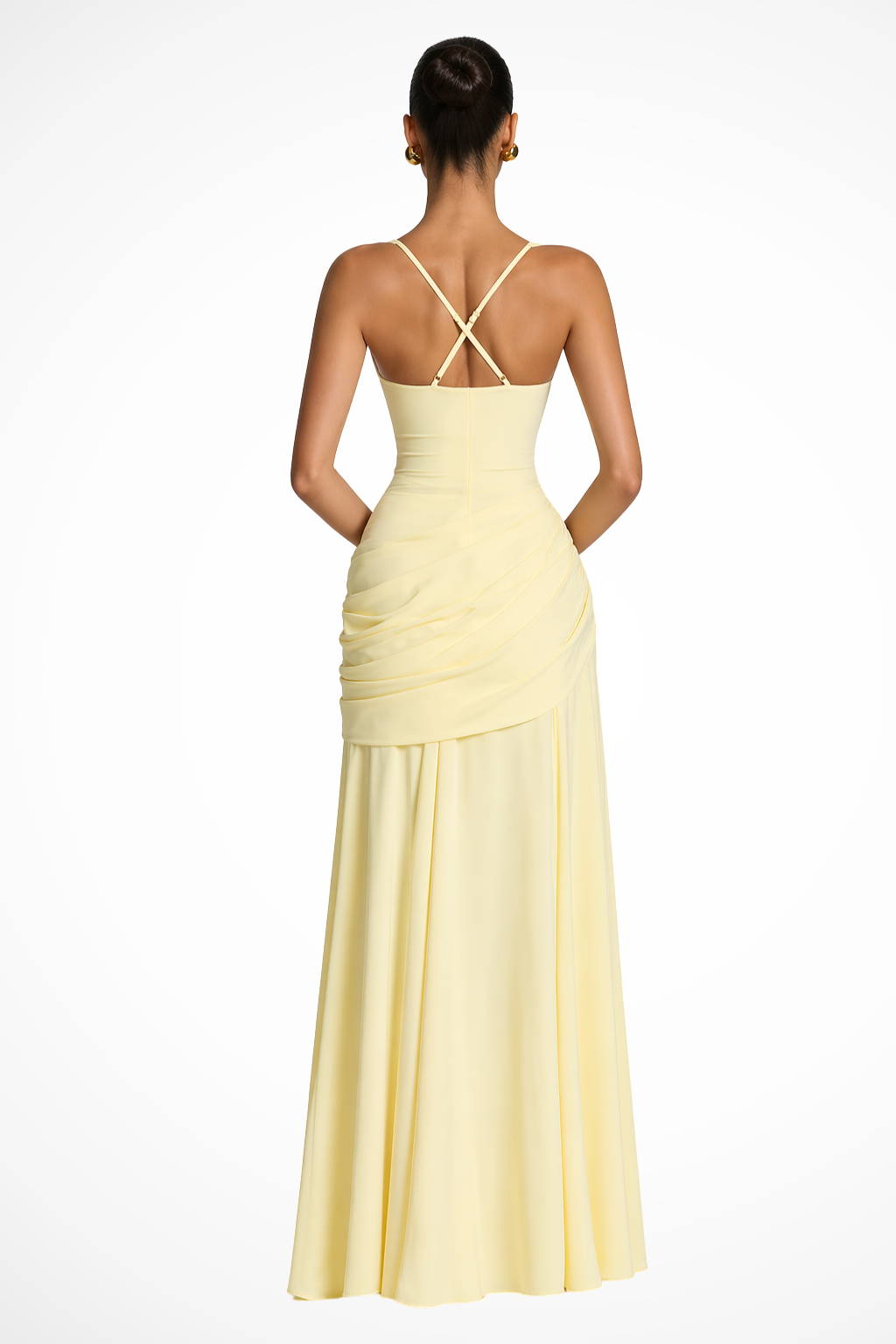 Square Neck Maxi Dress for Women