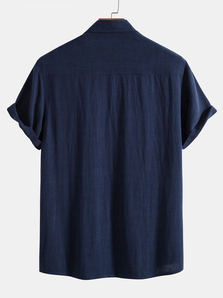 Short Sleeve Shirt and Pants Set for Men