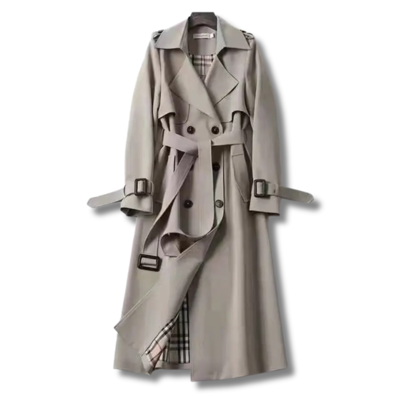 Double-Breasted Trench Coat for Women