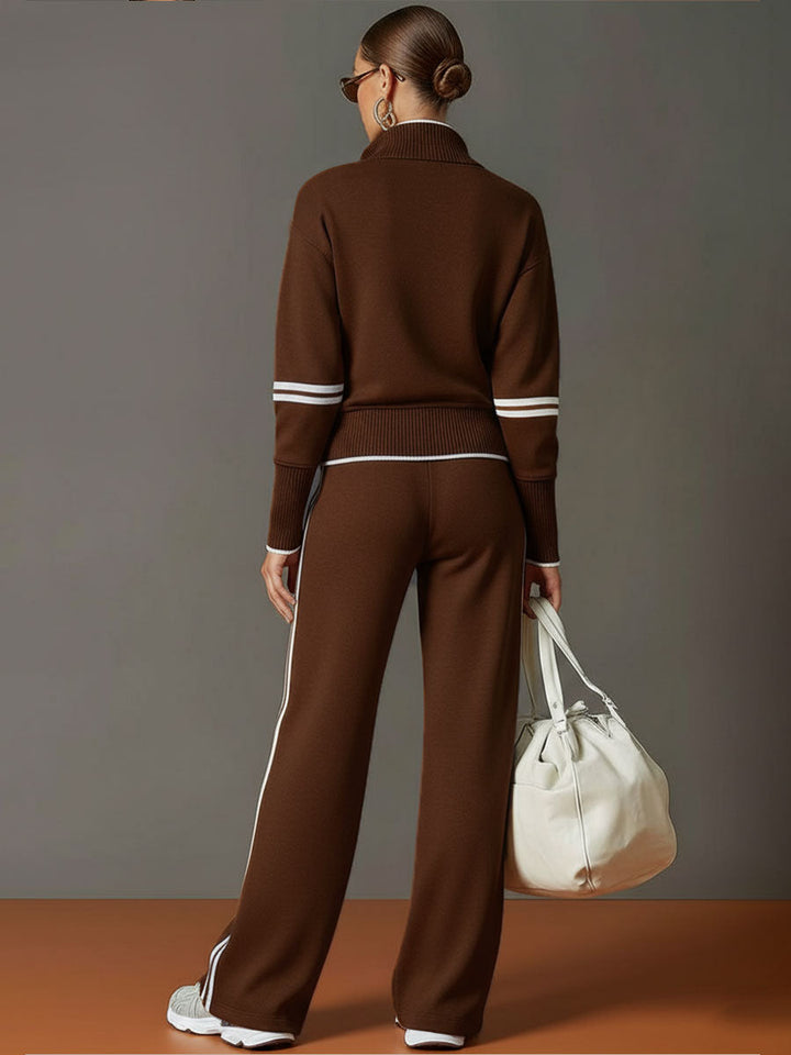Half Zip Jogger Co-Ord Set for Women