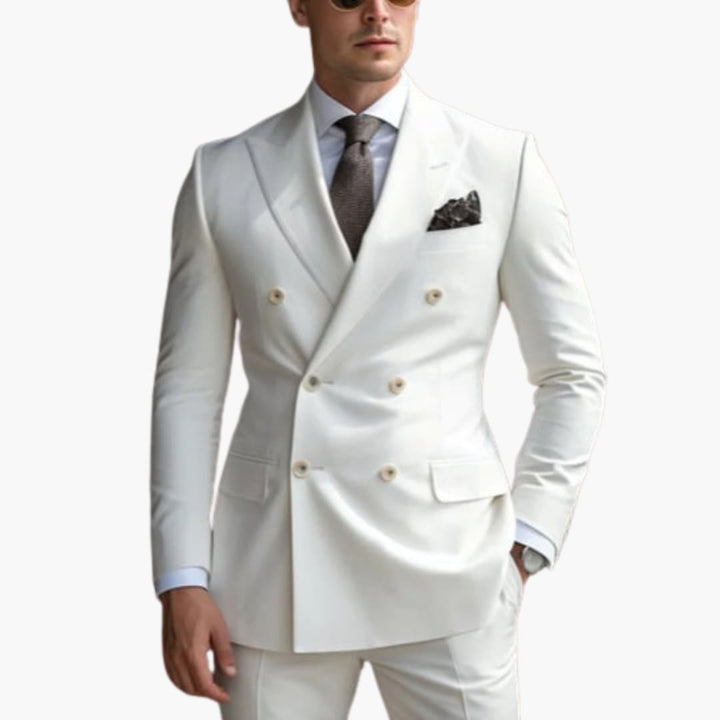Double-Breasted Two-Piece Suit for Men
