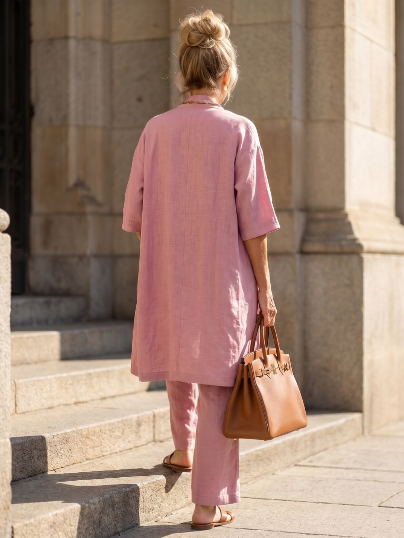 3 Piece Cardigan and Wide Leg Set for Women