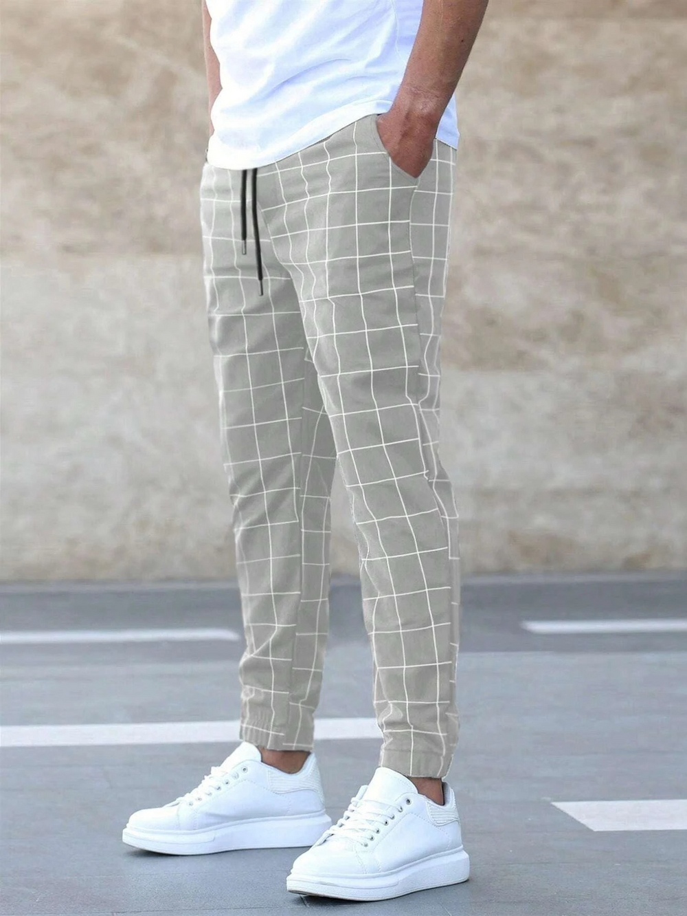 Straight Leg Everyday Trousers for Men