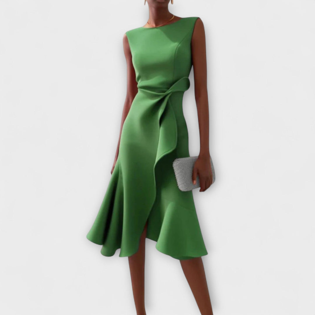 Sleeveless Flowy Midi Dress for Women