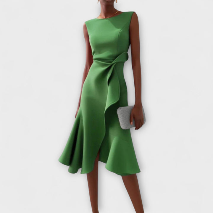 Sleeveless Flowy Midi Dress for Women