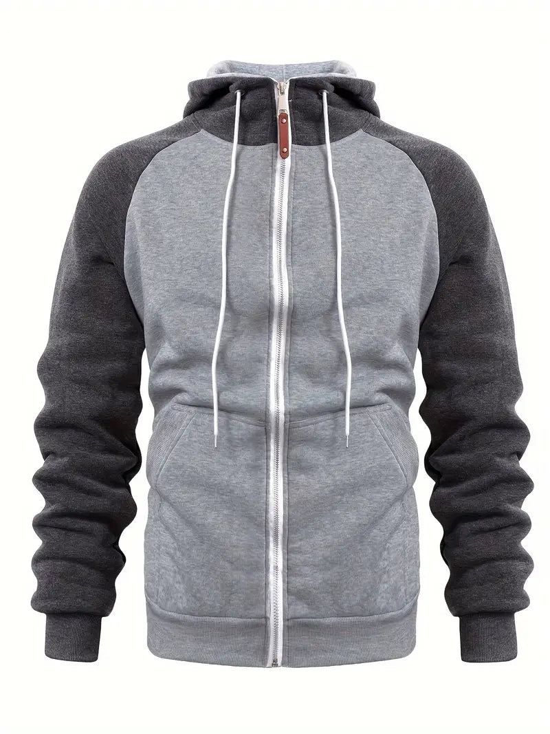 Full Zip Hooded Sweatshirt for Men