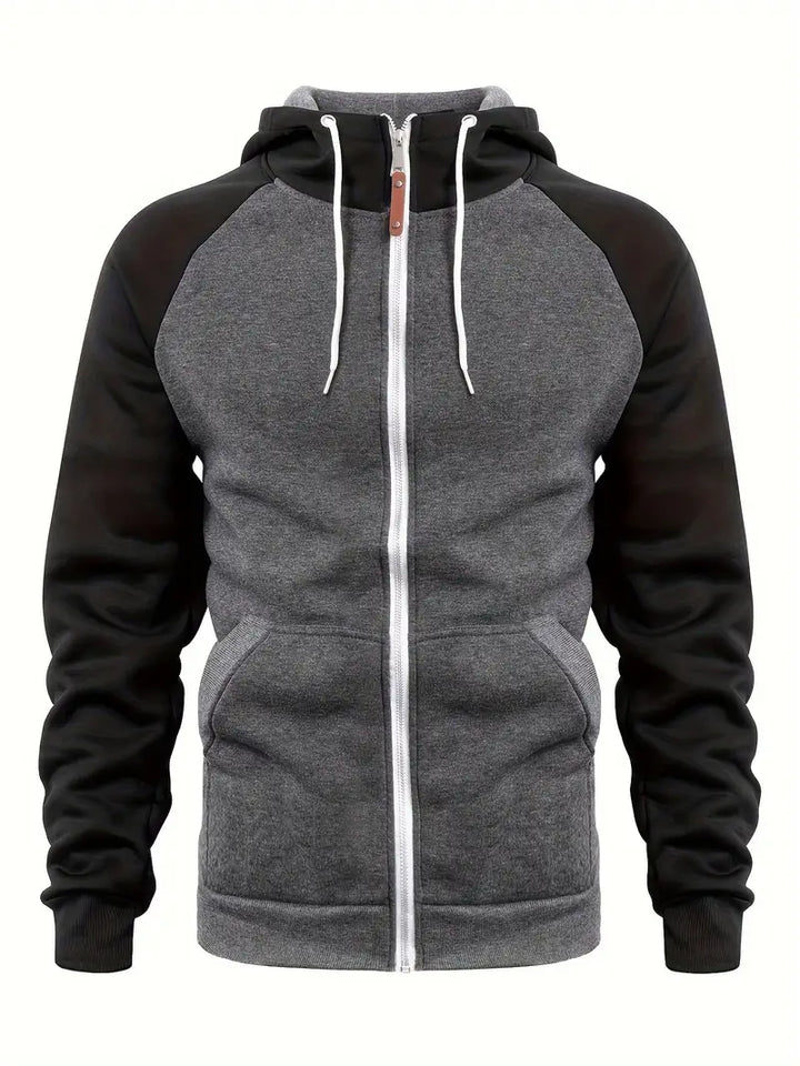 Full Zip Hooded Sweatshirt for Men