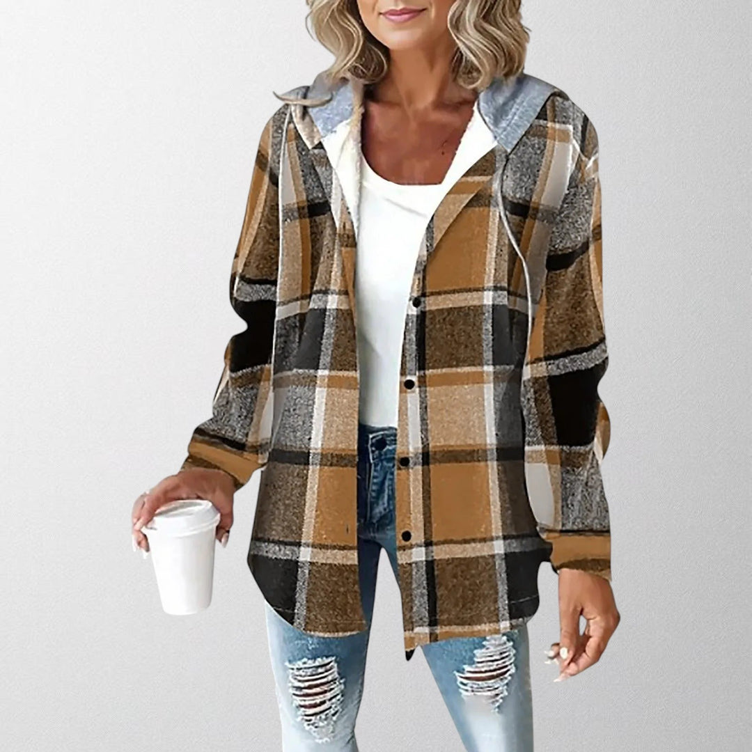 Relaxed Fit Hooded Jacket for Women