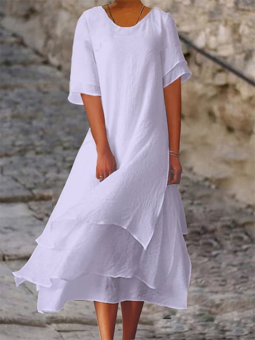 Elegant Linen Dress | Soft and Breathable