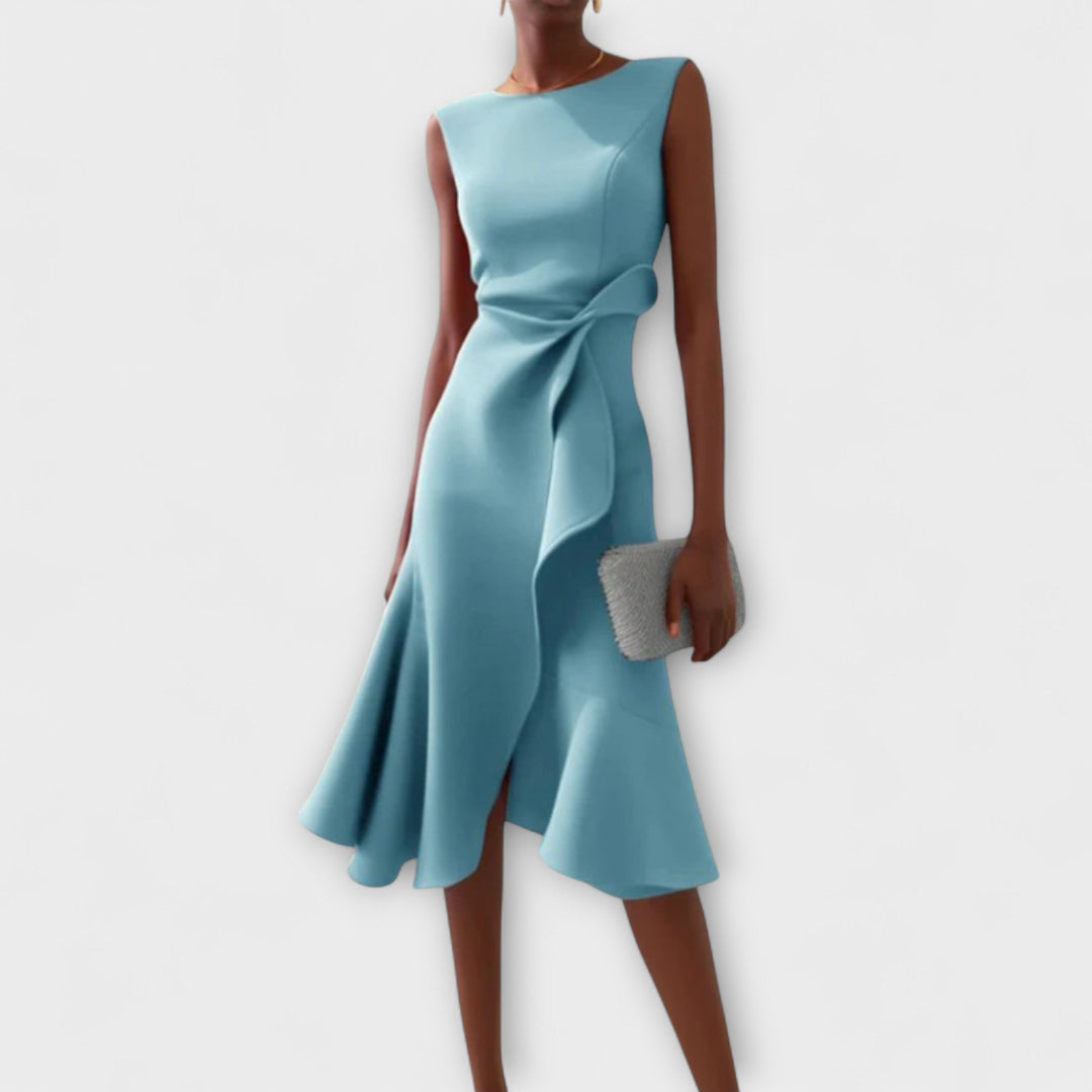 Sleeveless Flowy Midi Dress for Women