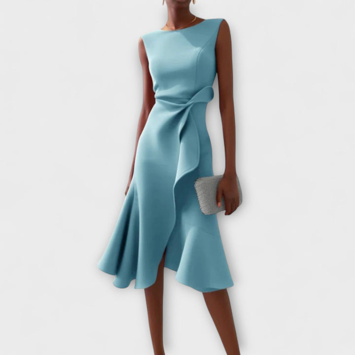 Sleeveless Flowy Midi Dress for Women