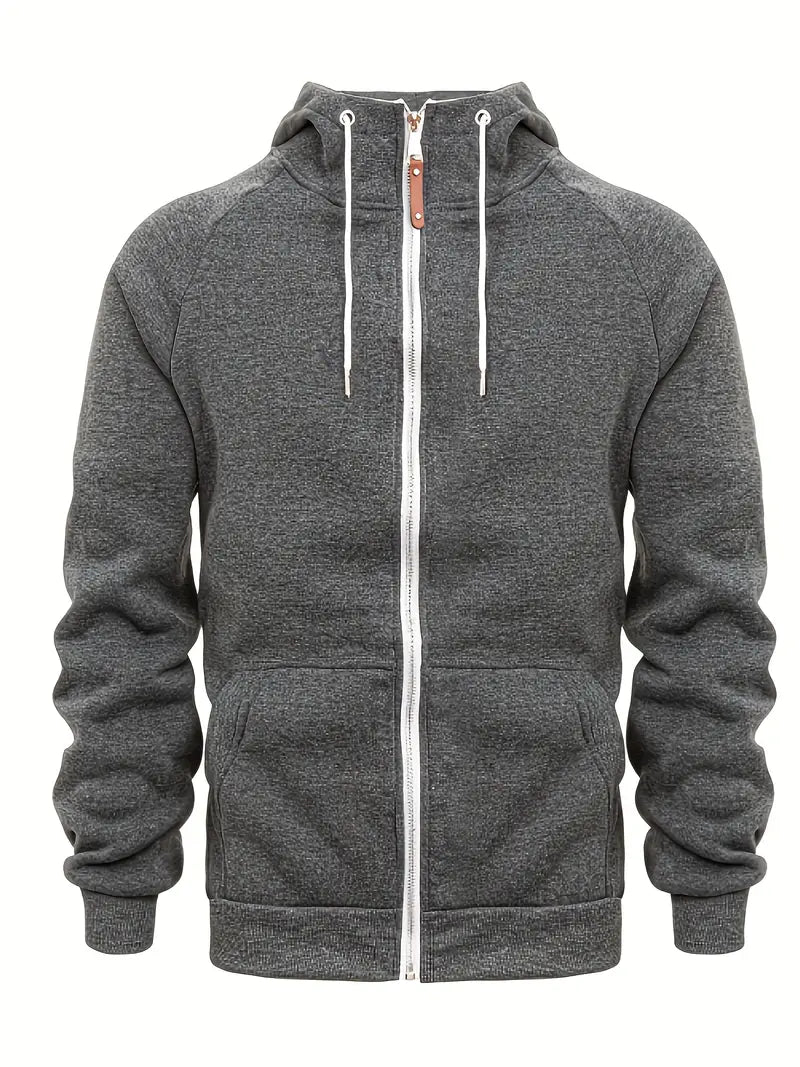 Full Zip Hooded Sweatshirt for Men