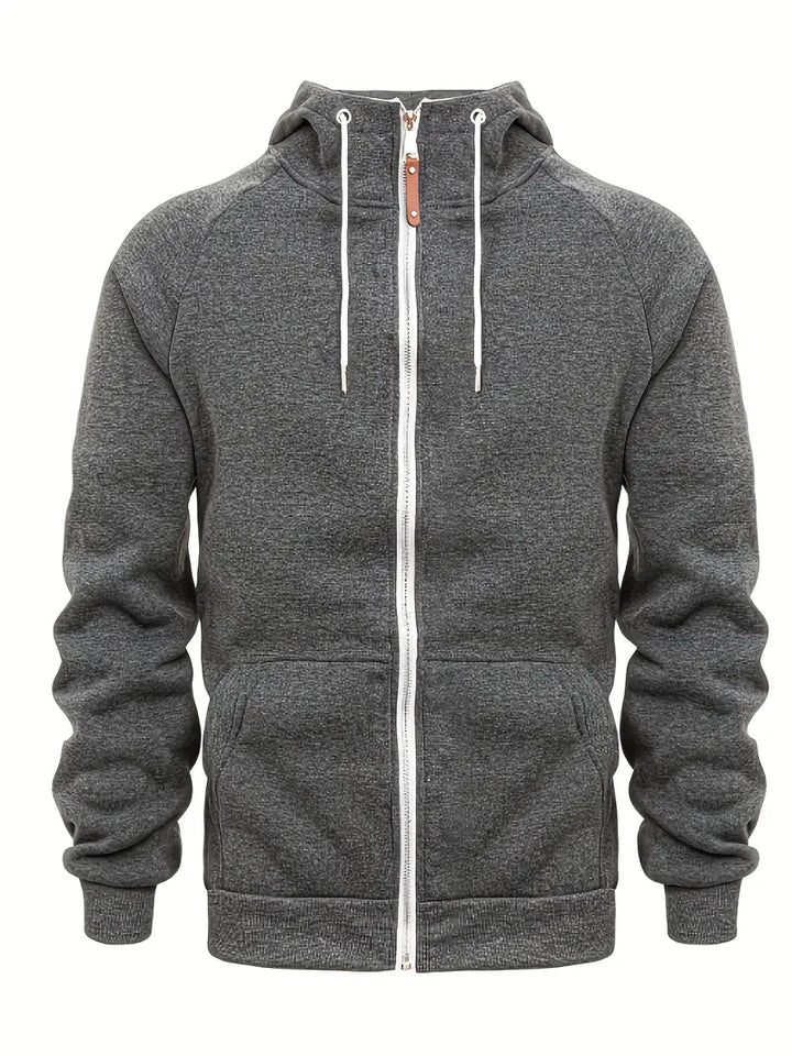 Full Zip Hooded Sweatshirt for Men